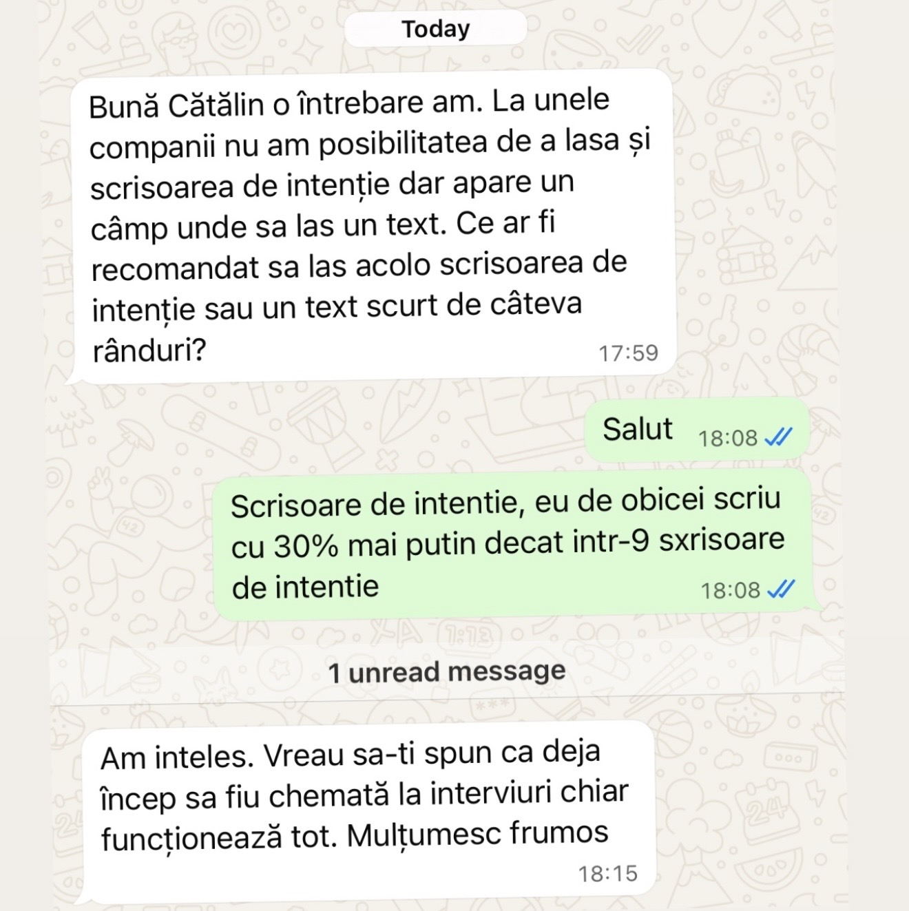 Feedback client real