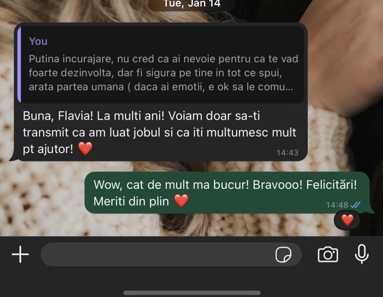 Feedback client real