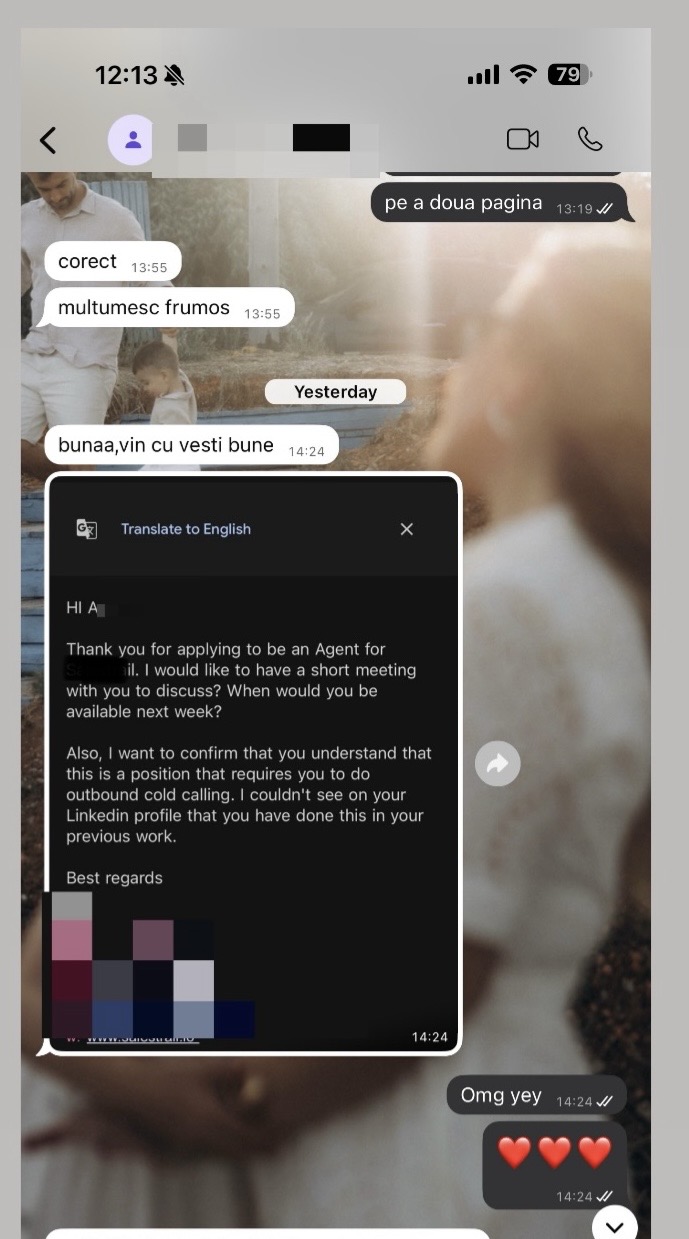 Feedback client real